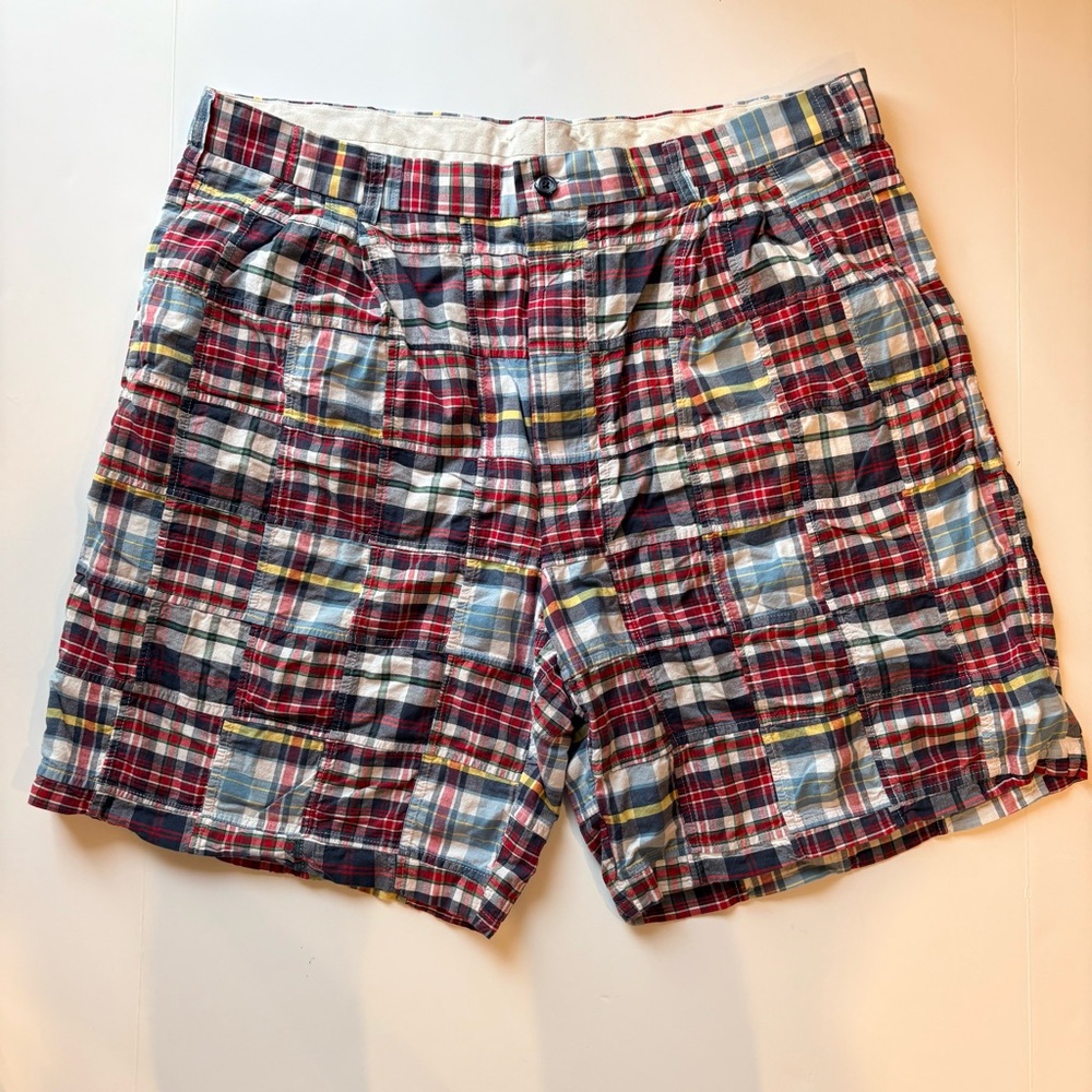 Jos. A. Bank Multicolor Plaid Madras Men's Shorts Size 40